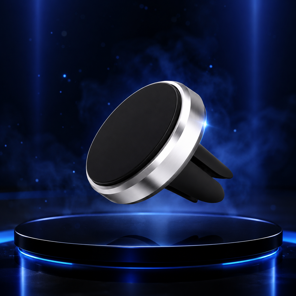 Magnetic Car Phone Holder – 360° Rotatable Aluminum Mount