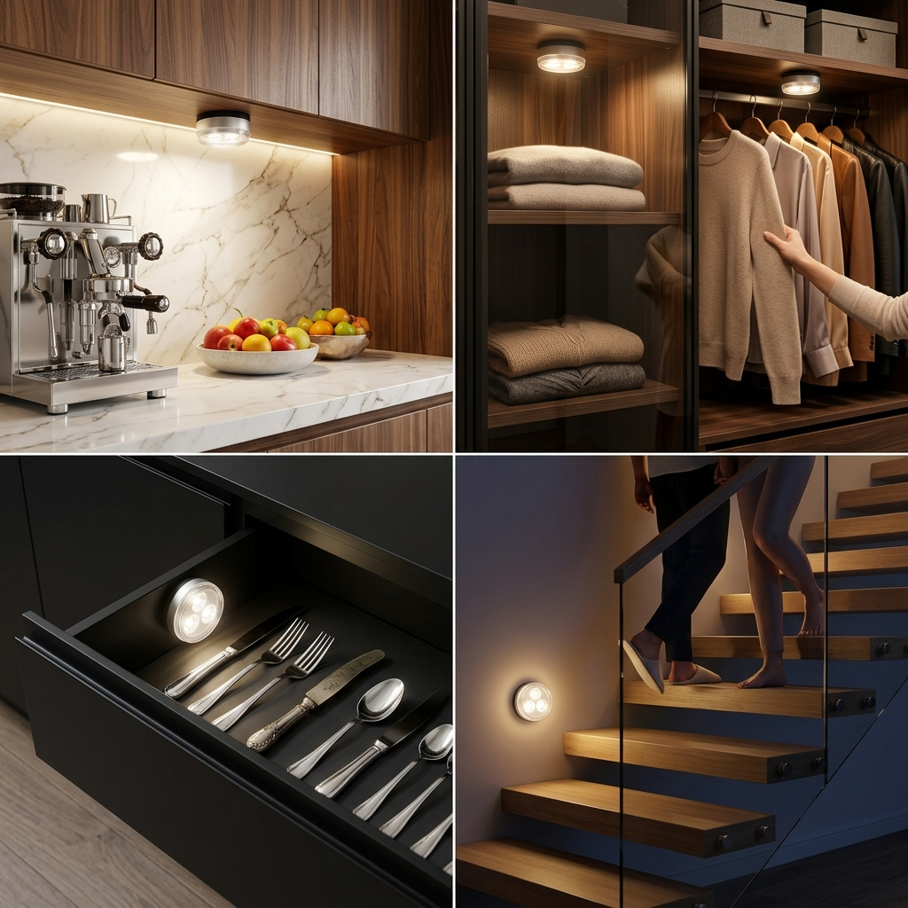 LED Tap Light – Wireless Push Touch Night Light