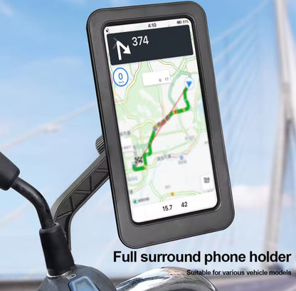 Universal Waterproof Bike Phone Mount – Adjustable Handlebar Holder